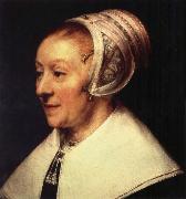 REMBRANDT Harmenszoon van Rijn Portrait of Catrina Hoogshaet at the Age of Fifty oil painting artist